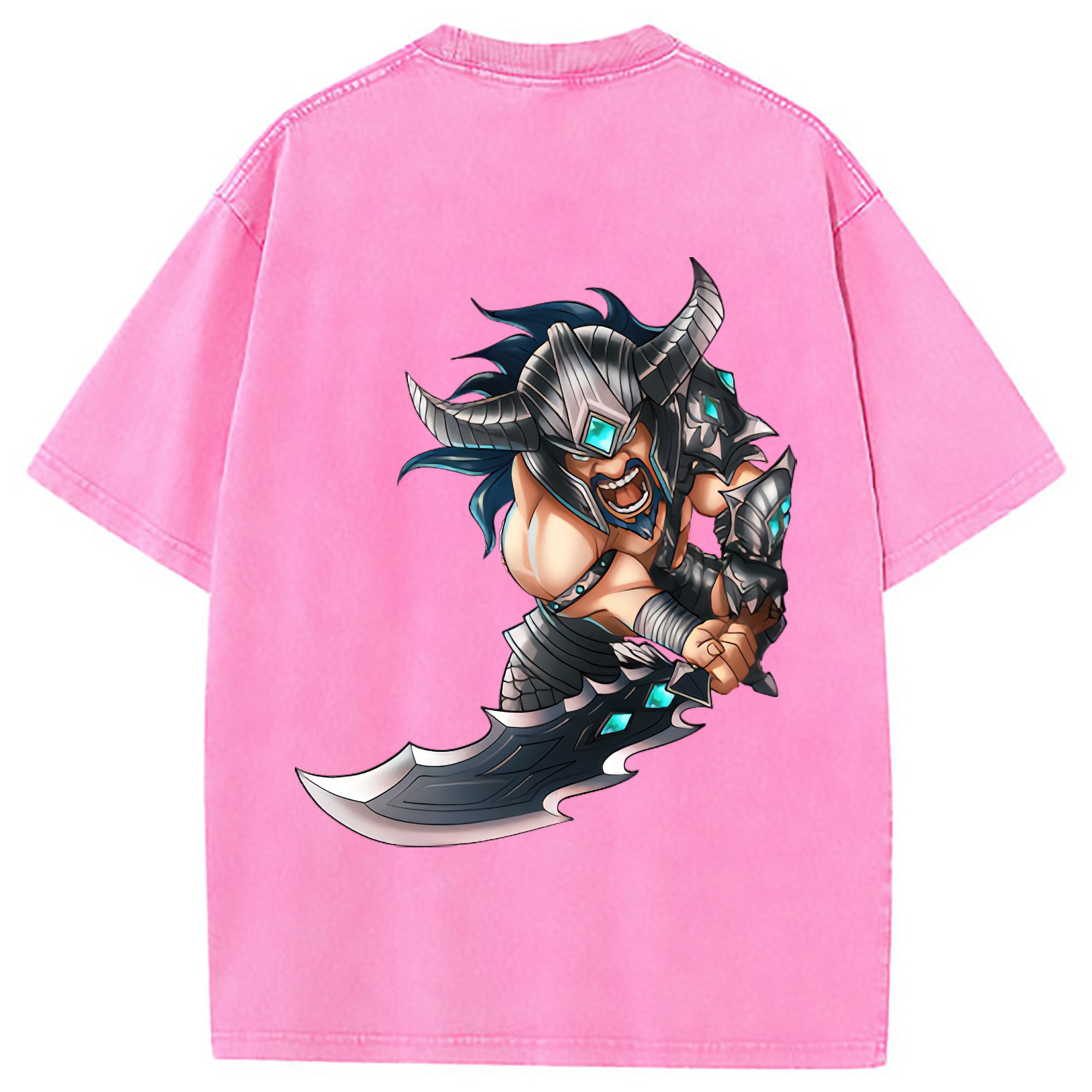 （画像用） リーグ・オブ・レジェンド League of Legends LOL 綿100% ヴィンテージ風 半袖Tシャツ（背面プリント）